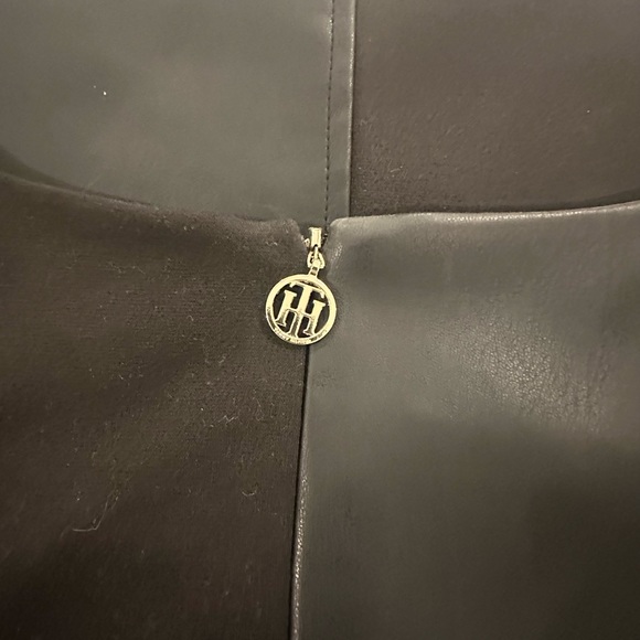Tommy Hilfiger block faux leather dress - Picture 4 of 6